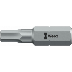 WERA Inbus 3 x25 mm 840/1 Z BO met boring WERA Inbus 3 x25 mm 840/1 Z BO met boring