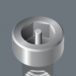 WERA Inbus 4 x25 mm 840/1 Z BO met boring WERA Inbus 4 x25 mm 840/1 Z BO met boring