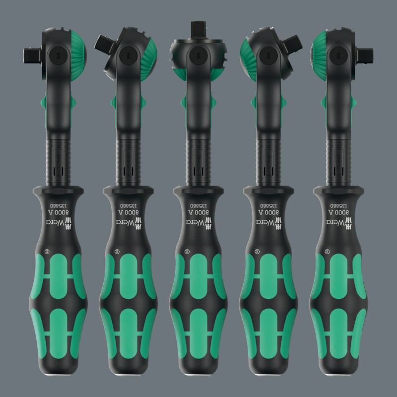 WERA Limited Edition Zyklop Speed ratel 8000 A, 1/4'' Black Edition