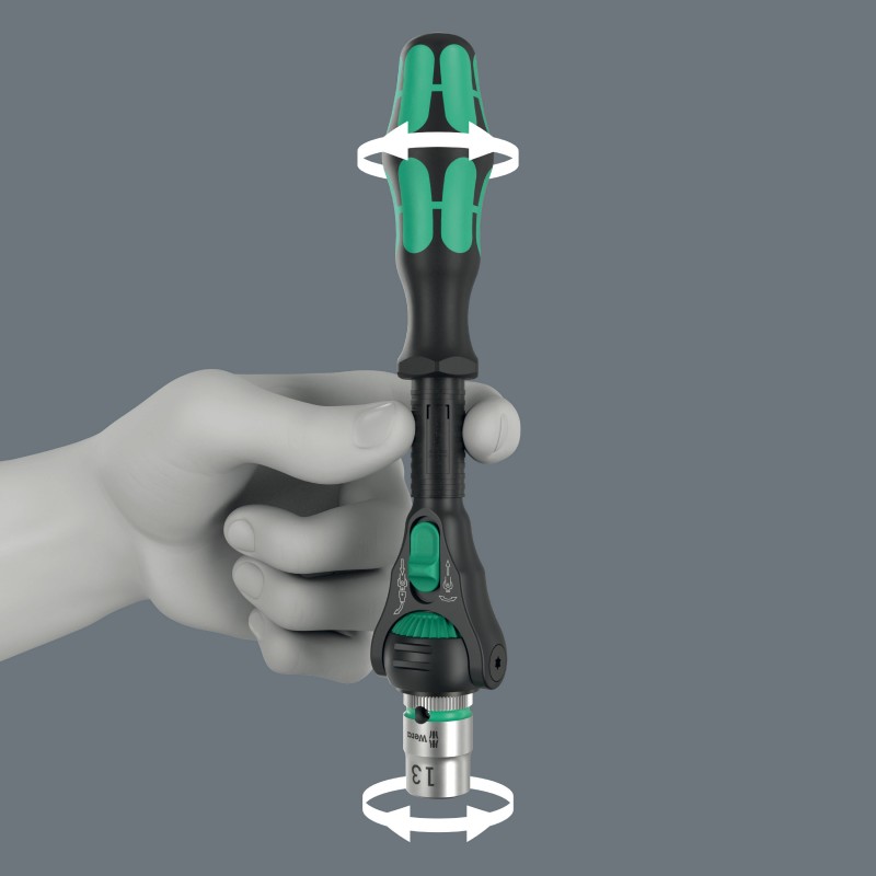 WERA Limited Edition Zyklop Speed ratel 8000 A, 1/4'' Black Edition