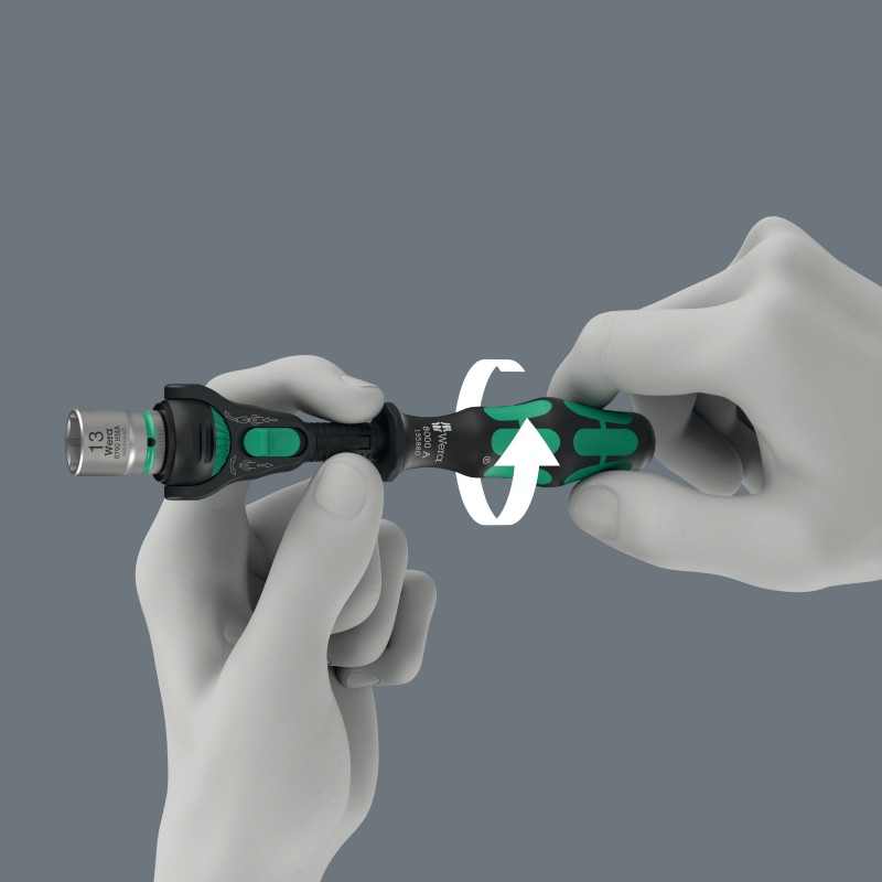 WERA Limited Edition Zyklop Speed ratel 8000 C, 1/2'' Black Edition