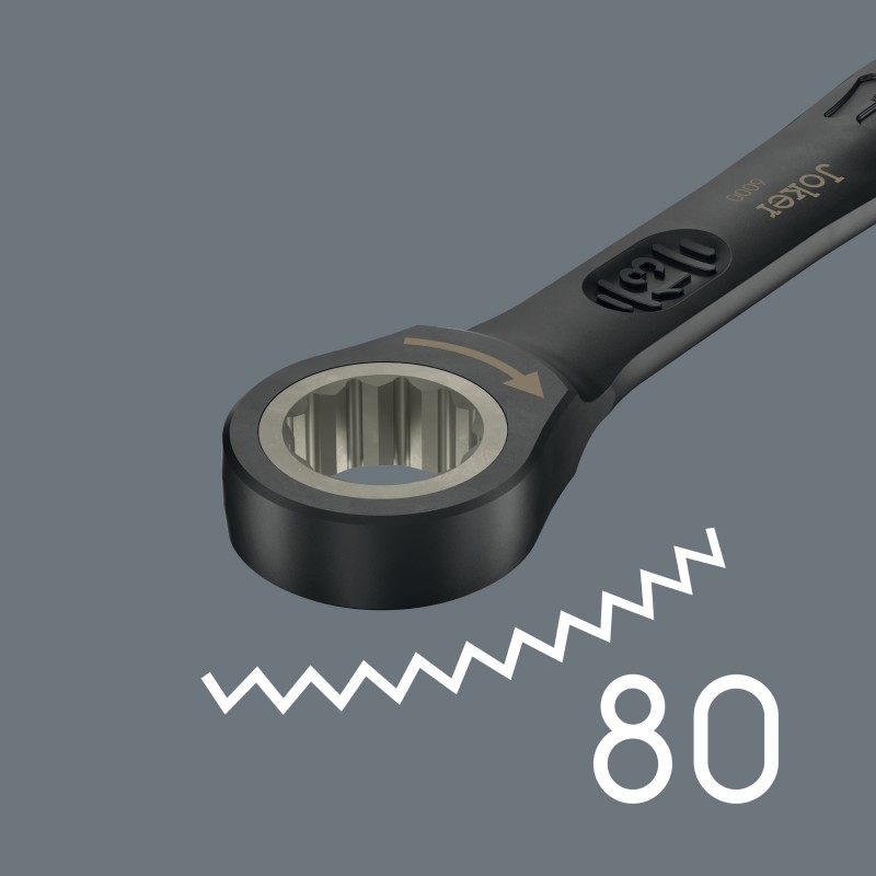 WERA 6000 Joker 11-delige Steeksleutelratel set 1, Black Edition