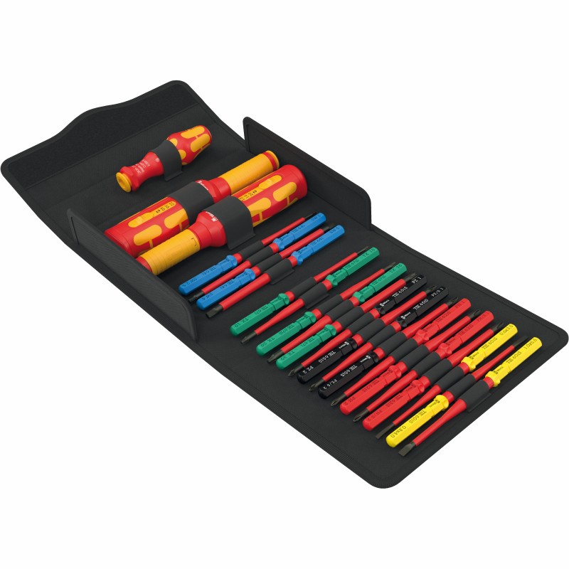 WERA Kraftform Kompakt VDE Safe-Torque Speed schakelkast set 1