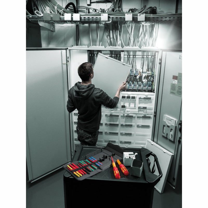 WERA Kraftform Kompakt VDE Safe-Torque Speed schakelkast set 1