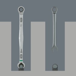 WERA 6007 Joker 5 set 1 Steek-ringratelsleutelset, 5-delig