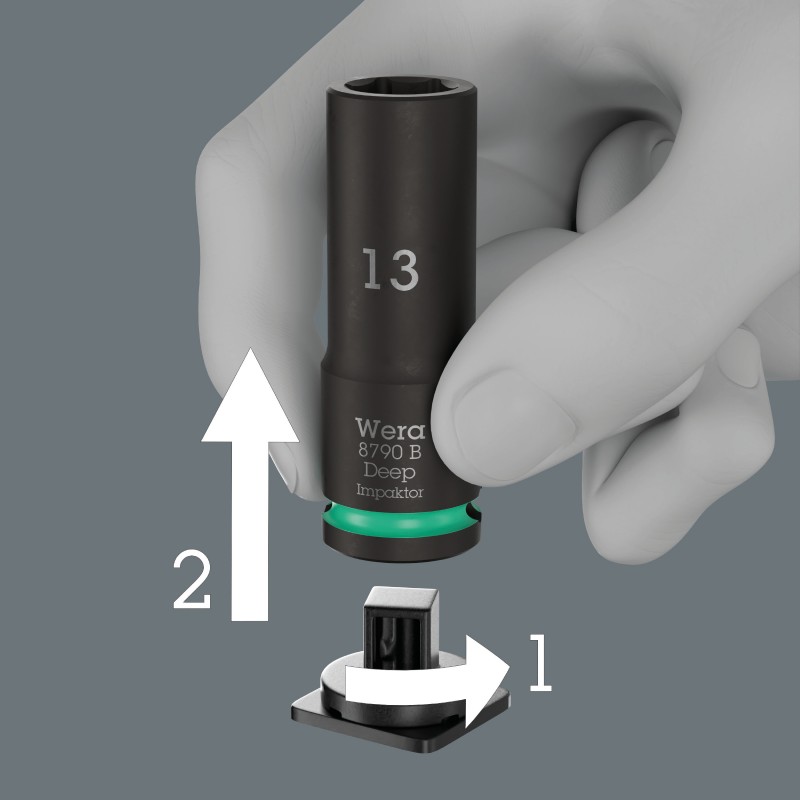 WERA 8790 B Impaktor Deep Set 1, 14-delig