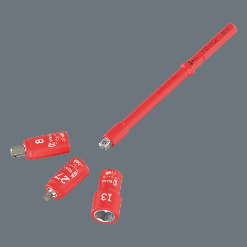 WERA  VDE adapterkling kwart inch doppen  05 006642 001 4013288234155