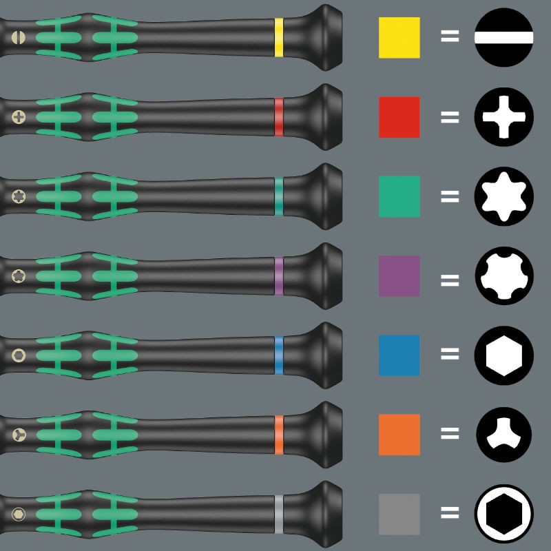 WERA Kraftform Micro-Set/6 A. - WeraGereedschap.nl