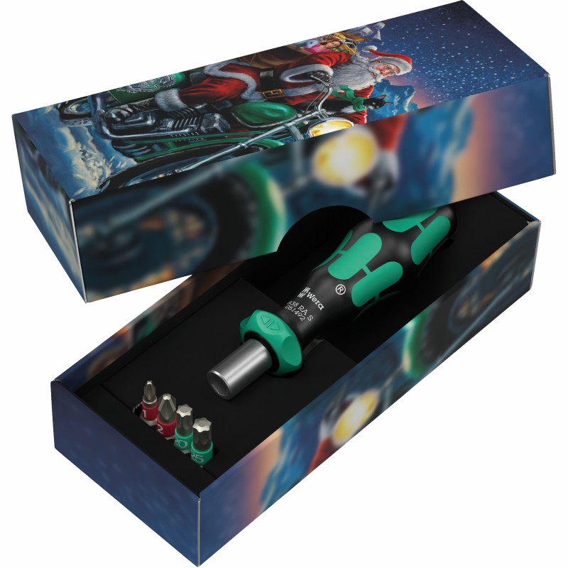 WERA 838 RA S/4 Christmas-set 2025, 5-delig
