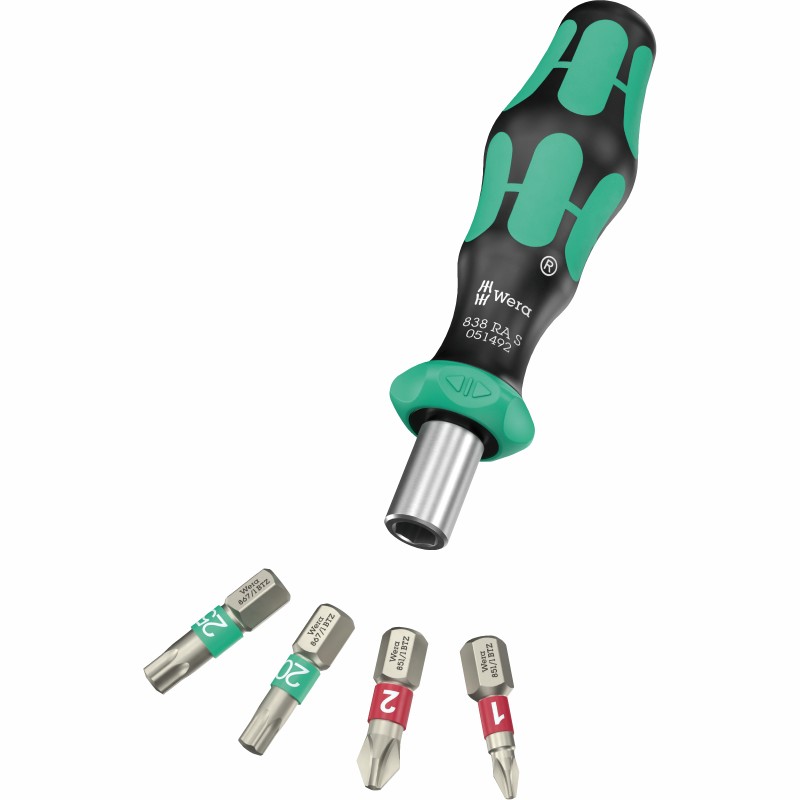 WERA 838 RA S/4 Christmas-set 2025, 5-delig