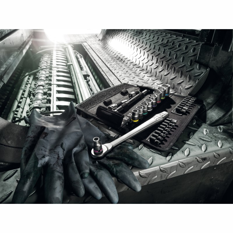 WERA 8100 SC 7 Zyklop Metal ratelset doorsteekvierkant, 1/2" aandrijving, metrisch, 28-delig WERA 8100 SC 7 Zyklop Metal ratelset doorsteekvierkant, 1/2" aandrijving, metrisch, 28-delig