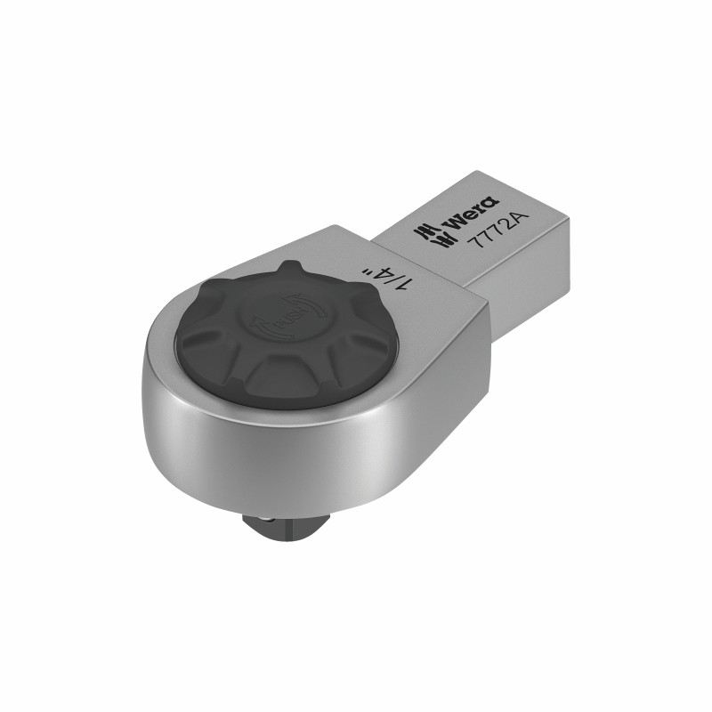 WERA 7772 A insteekratel, omschakelbaar, 9x12 x 1/4" x 49 mm