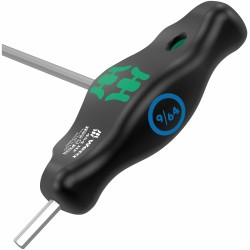 WERA 454 HF T-greep zeskant-schroevendraaier Hex-Plus, 1/8" x 150 mm