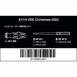 WERA Kraftform Kompakt VDE set Christmas 2022