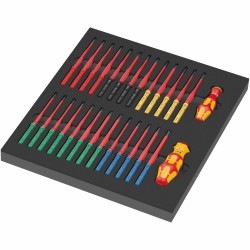 WERA 9751 Schuimrubberen inzetstuk met Kraftform Kompakt VDE Set 1