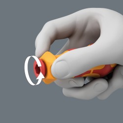 WERA 9751 Schuimrubberen inzetstuk met Kraftform Kompakt VDE Set 1