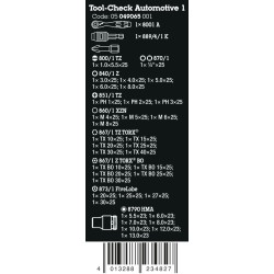 WERA Tool-Check Automotive 1, 38-delig