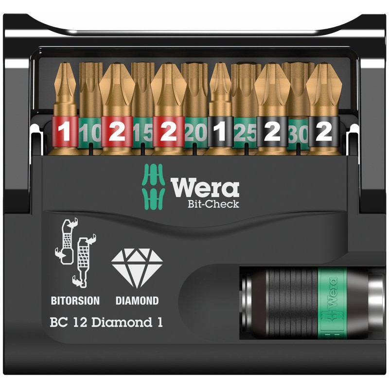 WERA Bit-Check, BC 12 Diamond 1 - WeraGereedschap.nl
