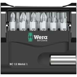 WERA Bit-Check BC 12 Metal 1, 11 bits hard - WeraGereedschap.nl