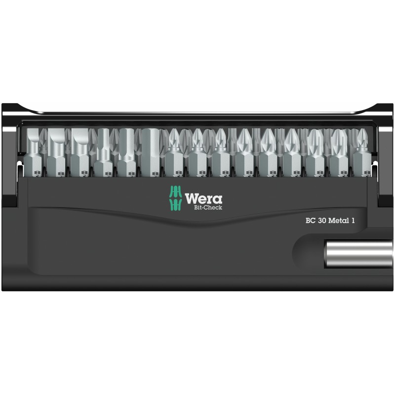 WERA Bit-Check BC 30 Metal 1, 29 bits hard - WeraGereedschap.nl
