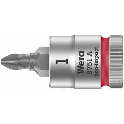 WERA 8751 A Kruiskop Phillips Bitdop PH 3 x 28 mm - 1/4"-aandrijving 05003352001 4013288187277