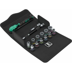 WERA 8100 SA 13 Zyklop Comfort ratelset, 1/4" aandrijving 15‑delig 05004022001 4013288236753