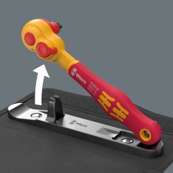 WERA 8100 SA VDE 1 Zyklop Comfort ratelset, 1/4" aandrijving 22‑delig 05004967001 4013288236975