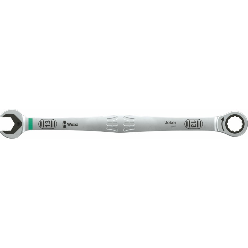 WERA 6007 Joker Steek-ringratel 18 mm, extra lang 020360 4013288236234