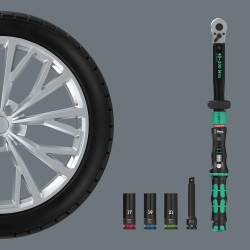 WERA Click-Torque Lock C 3 KFZ autobandenwisselset 1, 6-delig 075790 4013288236586