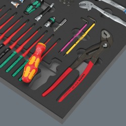WERA 9753 Inlay met Krafform Kompakt Service Set 1 150153 4013288237491