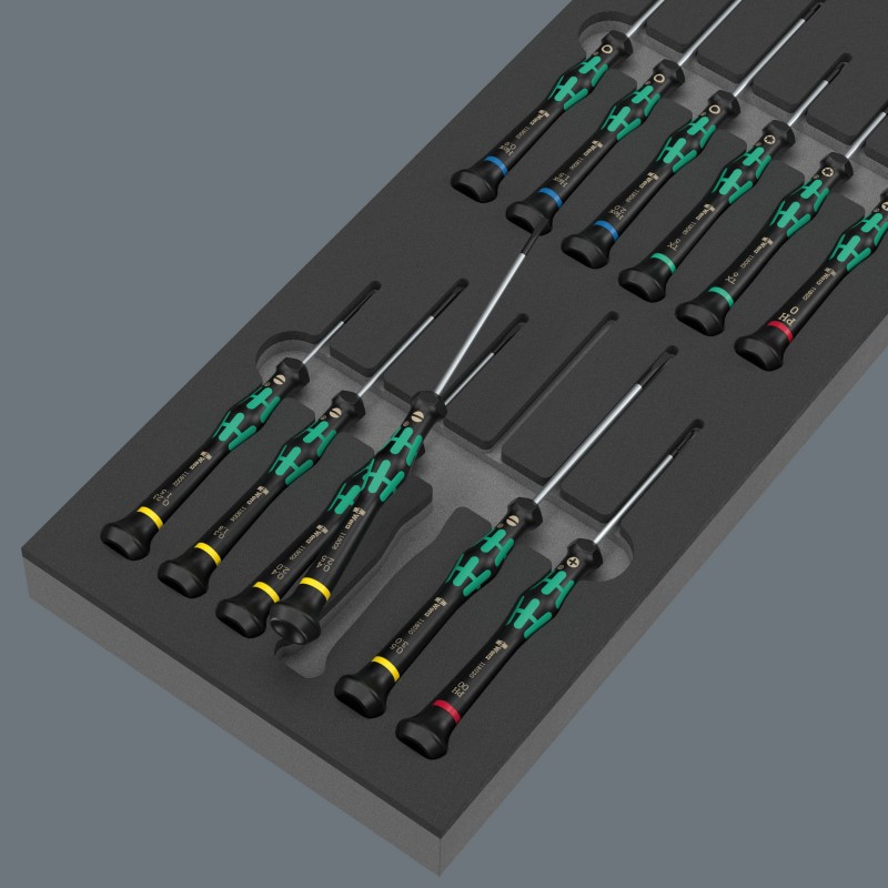 WERA 9716 Inlay Micro Set 2 Micro-schroevendraaierset 150107 4013288237477