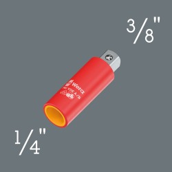 WERA 781 A/B VDE Adapter 1/4" - 3/8" 05024690001 4013288236524