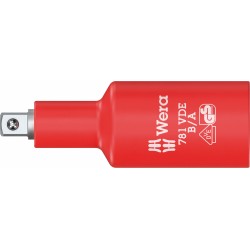 WERA 781 B/A VDE Adapter 3/8" - 1/4" 05024692001 4013288236531