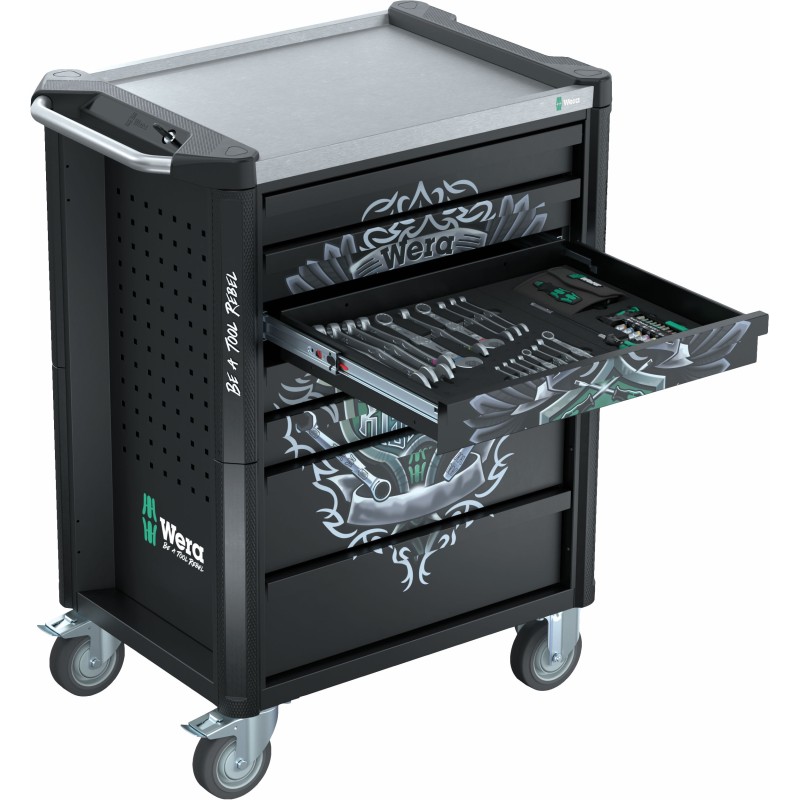 WERA 9705 Toolrebel Gereedschapswagen Stainless 1 150135 4013288237392