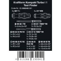 4013288230041  05 06640 001  WERA  Kraftform Kompakt Turbo i 1 VDE