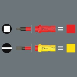 WERA VDE Kraftform Kompakt GO RA 3, 5 delig 05006622001 4013288238665