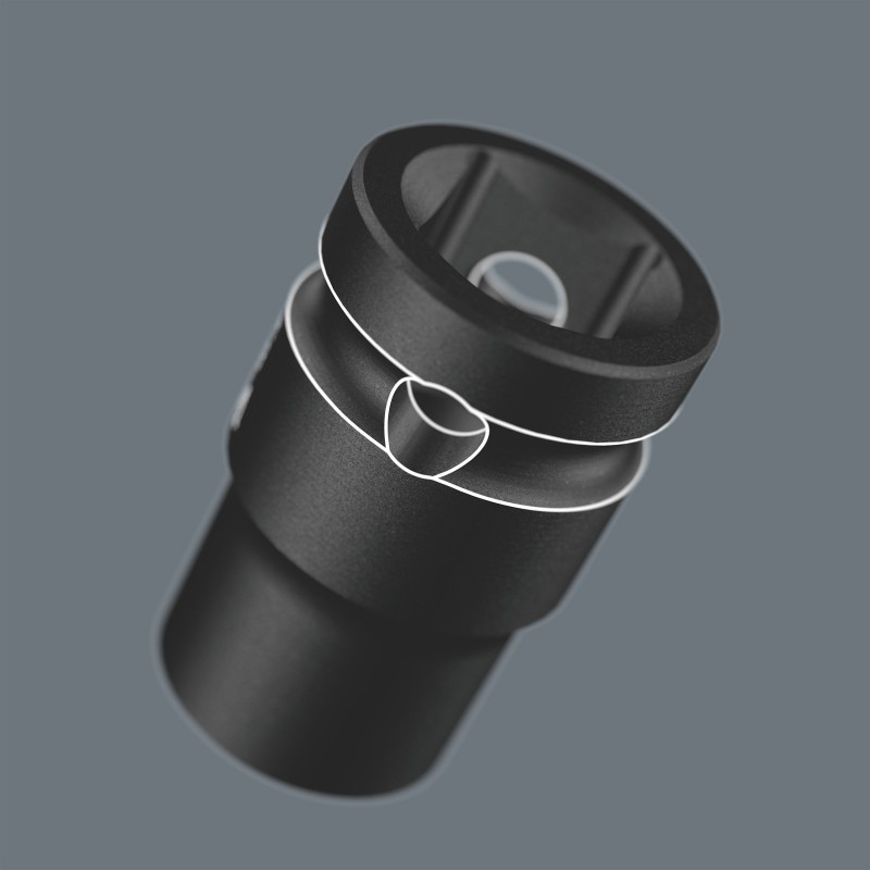 WERA 2090/16 Impaktor Slagschroevendraaier Set 1, 3/8"-aandrijving 05072018001 4013288238467