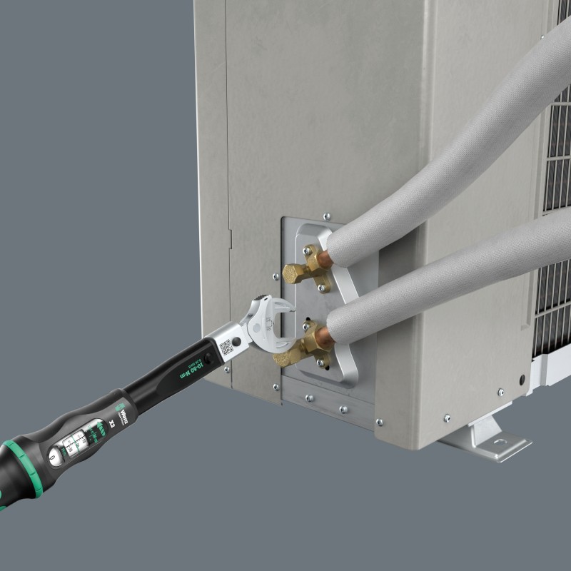 WERA 9558 Draaimomentsleutelset voor buisverbindingen 05136062001 4013288238740