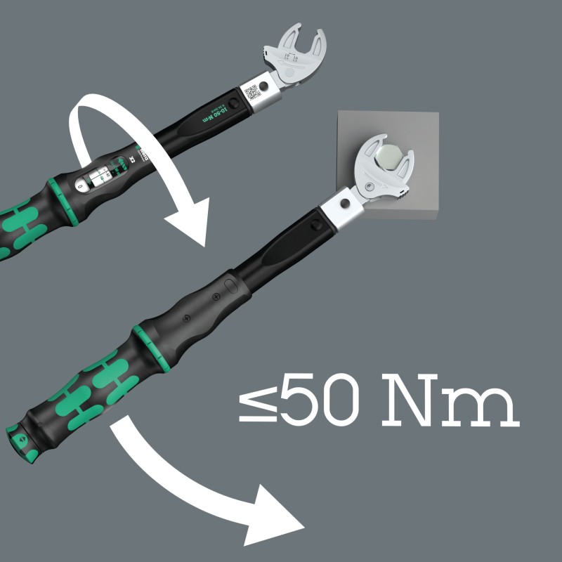 WERA 9558 Draaimomentsleutelset voor buisverbindingen 05136062001 4013288238740