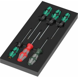 WERA 9719 Inlay met Kraftform Serie 300 schroevendraaiers Set 3 05150129001 4013288238504