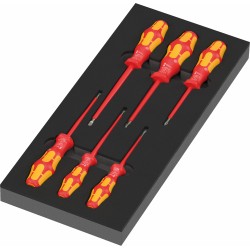WERA 97110 Inlay met Kraftform Serie 100 VDE schroevendraaiers Set 1 05150133001 4013288238412