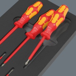 WERA 97111 Inlay met Kraftform Serie 100 VDE schroevendraaiers Set 2 05150134001 4013288238481