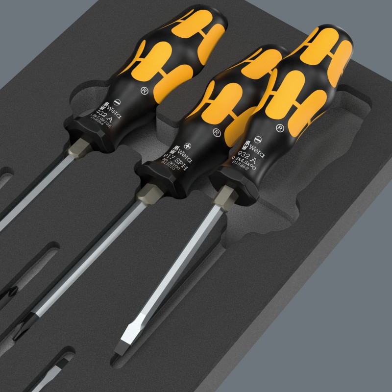 WERA 97112 Inlay met Kraftform Serie 900 schroefbeitels Set 1 05150170001 4013288238511