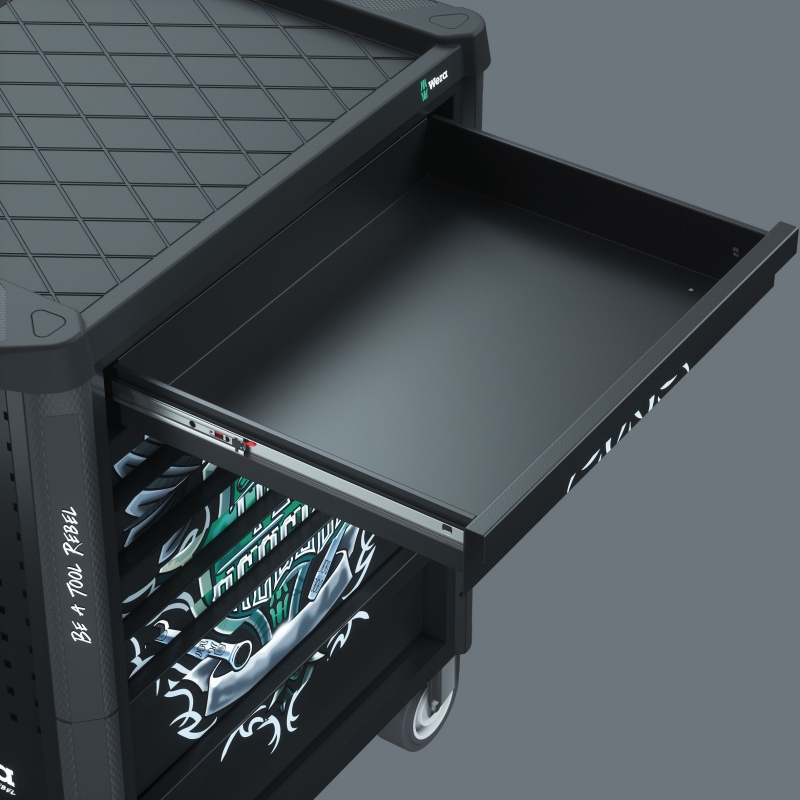 WERA 9800 Toolrebel Gereedschapswagen zonder gereedschap 05305851001 4013288234704