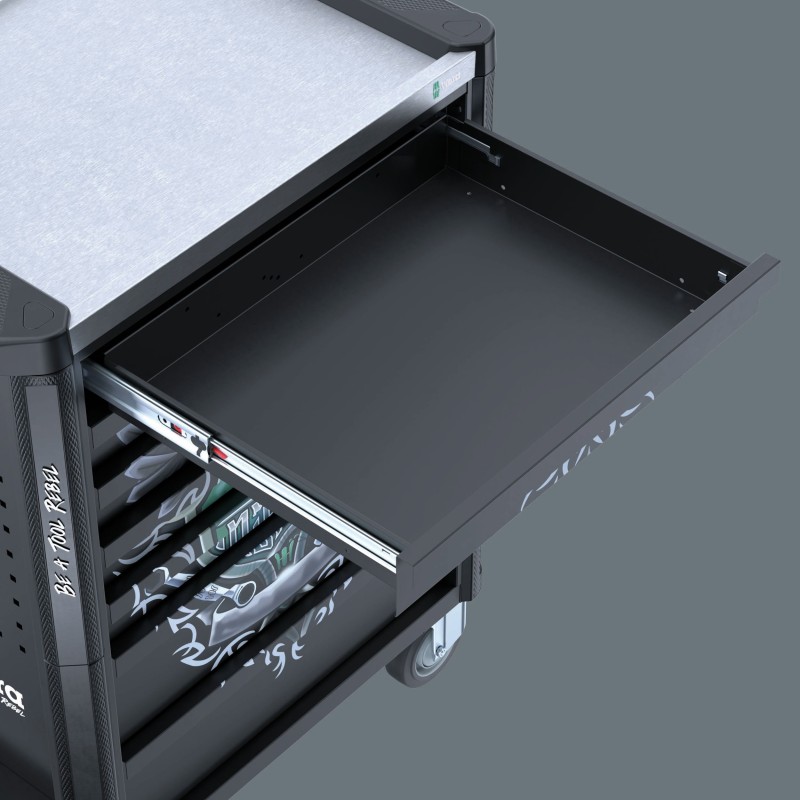 WERA 9805 Toolrebel Gereedschapswagen Stainless zonder gereedschap 05501880001 4013288238443