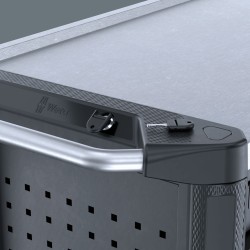 WERA 9801 Toolrebel Gereedschapswagen Stainless XXL zonder gereedschap 05501881001 4013288238450