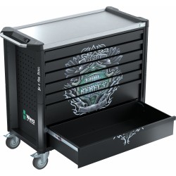 WERA 9801 Toolrebel Gereedschapswagen Stainless XXL zonder gereedschap 05501881001 4013288238450
