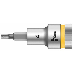 WERA 8740 C HF Inbus Bitdop 5.0 x 60.0 mm - 1/2"-aandrijving met vasthoudfunctie 05003821001 4013288183224