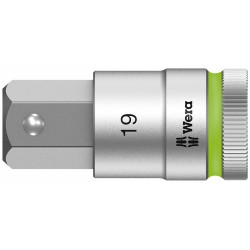 WERA 8740 C HF Inbus Bitdop 10.0 x 60.0 mm - 1/2"-aandrijving met vasthoudfunctie 05003825001 4013288183262