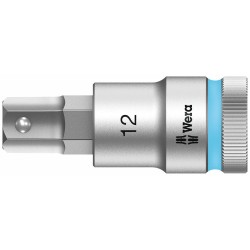 WERA 8740 C HF Inbus Bitdop 10.0 x 60.0 mm - 1/2"-aandrijving met vasthoudfunctie 05003825001 4013288183262
